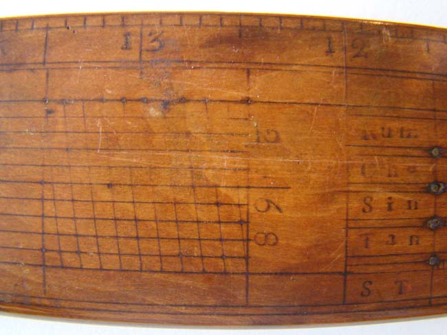 The Earliest Known and Rarest Signed and Dated Cape Cod Sea Captain's Navigational Instrument — image 3
